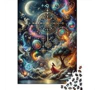 Rompecabezas para Adolescentes De 1000 Piezas Magical Fantasy Artwork -1 Rompecabezas para Adultos Juegos Relajantes Desafío Difícil Cumpleaños Y Navidad 38x26cm/1000pcs