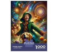 Rompecabezas para Adolescentes De 1000 Piezas Magical Fantasy Artwork Rompecabezas para Adultos Juguete Decoración De Pared Mejora La Memoria Regalos De Cumpleaños Y Únicos 38x26cm/1000pcs