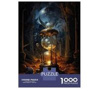 Rompecabezas para Adolescentes De 1000 Piezas Magical Hourglass with Glowing Sand Rompecabezas Juegos Relajantes Difícil Difícil Diversión Actividades En Casa, 38x26cm/1000pcs