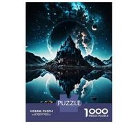 Rompecabezas para Adolescentes De 1000 Piezas Magical Temple with Starry Rompecabezas para Adolescentes Juego Práctico Desafío Difícil Desafiante De Completar 70x50cm/1000pcs
