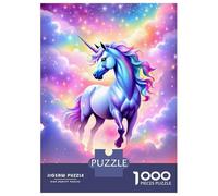 Rompecabezas para Adolescentes De 1000 Piezas Magical Unicorn in The Clo Rompecabezas para Adultos Juguetes Antiestrés Decoración De Pared Interacción Entre Padres E Hijos 52x38cm/1000pcs