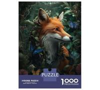 Rompecabezas para Adolescentes De 1000 Piezas Magical Whimsical Fox Rompecabezas para Adultos Juguetes De Bricolaje Análisis Y Lógica Regalo De Cumpleaños, Regalos, 38x26cm/1000pcs