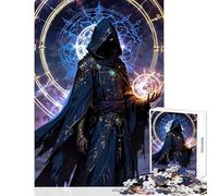 Rompecabezas para Adolescentes de 1000 Piezas Mago místico con orbe y Capucha Juguetes de decoración para el hogar Regalo Divertido Juego práctico Interesante reducción del estrés tamaño 38x52cm