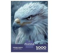 Rompecabezas para Adolescentes De 1000 Piezas Majestic Bald Eagle Portrait in Winter Rompecabezas para Adultos Juegos Familiares Alivia El Estrés Regalos De Cumpleaños Y Únicos 52x38cm/1000pcs