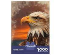 Rompecabezas para Adolescentes De 1000 Piezas Majestic Bald Eagle Portrait Rompecabezas Juego De Ingenio Decoración Perfecta Regalos Y Cumpleaños Únicos 70x50cm/1000pcs