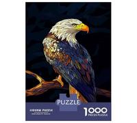 Rompecabezas para Adolescentes De 1000 Piezas Majestic Bald Eagle Rompecabezas Juegos Relajantes Pero Divertidos Y Humorísticos Cumpleaños 52x38cm/1000pcs