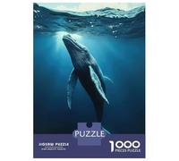 Rompecabezas para Adolescentes De 1000 Piezas Majestic Humpback Whale Rompecabezas para Adultos Juegos Relajantes Análisis Y Lógica Difícil Y Desafiante 38x26cm/1000pcs