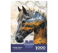 Rompecabezas para Adolescentes De 1000 Piezas Majestic Spirit of The Wild Rompecabezas para Adultos Juegos Relajantes Análisis Y Lógica Cumpleaños 52x38cm/1000pcs