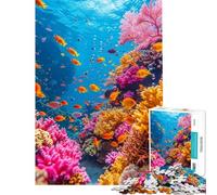 Rompecabezas para Adolescentes de 1000 Piezas Maravillas Marinas Rompecabezas para Adultos Juguetes DIY Carrera de Velocidad Difícil y desafiante (Tamaño 50x75cm)