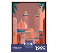 Rompecabezas para Adolescentes De 1000 Piezas Marrakech, Morocco Travel Rompecabezas Juegos Familiares Decoración Perfecta Cumpleaños Y Navidad 52x38cm/1000pcs