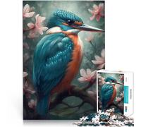 Rompecabezas para Adolescentes de 1000 Piezas Martín Pescador Mundo mítico Juego Intelectual de Juguete Regalo de Obra de Arte 38x26cm