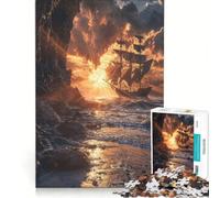 Rompecabezas para Adolescentes de 1000 Piezas: Más allá del Horizonte, Juego Imposible, para Relajarse intelectualmente, Regalos para Mujeres 38x52cm