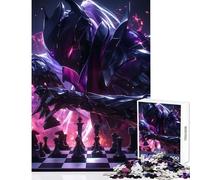 Rompecabezas para Adolescentes de 1000 Piezas Master of Chess Juguetes antiestrés Regalos de cumpleaños Juego Familiar Lista de Deseos con Papá Noel tamaño 50x75cm