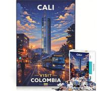 Rompecabezas para Adolescentes de 1000 Piezas Mi Torre de Cali, Juego Interactivo, para Relajarse intelectualmente, Regalo de cumpleaños, Regalos 50x75cm