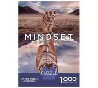Rompecabezas para Adolescentes De 1000 Piezas Mindset Is Everything Rompecabezas para Adultos Juegos Familiares Alivia El Estrés Regalos De Cumpleaños Y Únicos 52x38cm/1000pcs