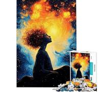 Rompecabezas para Adolescentes de 1000 Piezas Mirando al Infinito Rompecabezas para Adultos Juego Familiar Regalos para Mujeres cumpleaños y Navidad (Tamaño 38x52cm)