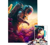 Rompecabezas para Adolescentes de 1000 Piezas Misión en el Espacio Difícil y desafiante Juego para aliviar el estrés y ejercitar la Mente para Mayores de 14 años (50x75cm)