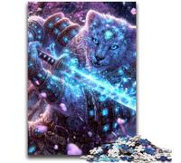 Rompecabezas para Adolescentes de 1000 Piezas, misteriosos Juguetes Ninja samuráis, Juegos educativos, antiestrés, adecuados para decoración de Escritorio, 26x38cm