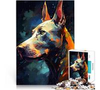 Rompecabezas para Adolescentes de 1000 Piezas Mitología del Perro Gran danés Montaje de Patrones Grandes Regalos y Juguetes 50x70cm