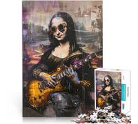 Rompecabezas para Adolescentes de 1000 Piezas Mona Lisa Moderna Juguetes educativos de Aprendizaje Grandes Regalos y Juguetes 75x50cm