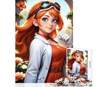 Rompecabezas para Adolescentes de 1000 Piezas Mona Wario Ware Juguetes para Decorar el hogar Regalos para Amigos Secretos Juegos Familiares ejercita el Cerebro tamaño 50x75cm