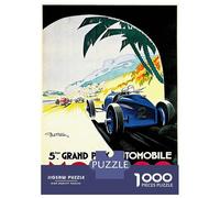 Rompecabezas para Adolescentes De 1000 Piezas Monaco Grand Prix 1934 Rompecabezas para Adultos Juegos Divertidos Decoración De Pared 38x26cm/1000pcs