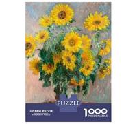 Rompecabezas para Adolescentes De 1000 Piezas Monet Sunflower Banquet Rompecabezas para Adultos Juegos Relajantes Análisis Y Lógica Cumpleaños 52x38cm/1000pcs