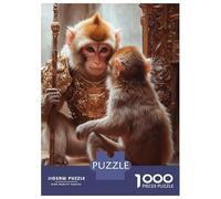 Rompecabezas para Adolescentes De 1000 Piezas Monkey in Golden Armor Rompecabezas para Adultos Juegos Familiares Análisis Y Lógica Cumpleaños Y Navidad 52x38cm/1000pcs