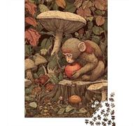 Rompecabezas para Adolescentes De 1000 Piezas Monkey in The Forest Rompecabezas para Adultos Juegos Relajantes Desafío Difícil Cumpleaños Y Navidad 70x50cm/1000pcs