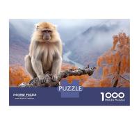 Rompecabezas para Adolescentes De 1000 Piezas Monkey Portrait Rompecabezas para Adultos Juegos Familiares Análisis Y Lógica Cumpleaños Y Navidad 70x50cm/1000pcs