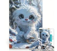 Rompecabezas para Adolescentes de 1000 Piezas Monstruo de Nieve sin Esponjoso Juegos educativos decoración colección de Artistas Bellas Artes 50x75cm