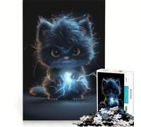 Rompecabezas para Adolescentes de 1000 Piezas Monstruo del Trueno sin Esponjoso Juegos educativos decoración colección de Artistas Bellas Artes 38x26cm