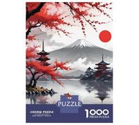 Rompecabezas para Adolescentes De 1000 Piezas Mont Fuji Landscape Rompecabezas Juegos Relajantes Pero Divertidos Y Humorísticos Cumpleaños 52x38cm/1000pcs