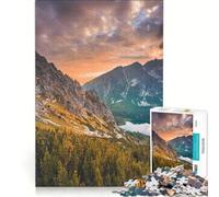 Rompecabezas para Adolescentes de 1000 Piezas Montañas de los Altos Tatras Juegos relajantes Ideales para Reducir el estrés Regalos de cumpleaños y únicos 38x52cm