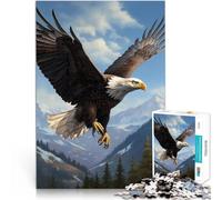 Rompecabezas para Adolescentes de 1000 Piezas Montañas del Águila Juguete Educativo Intelectual descompresor Gran Regalo para Juegos 50x70cm