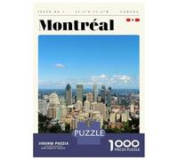 Rompecabezas para Adolescentes De 1000 Piezas Montreal Quebec Travel Art Rompecabezas para Adultos Juguetes Antiestrés Decoración De Pared Actividades Divertidas En Casa 70x50cm/1000pcs