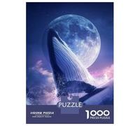 Rompecabezas para Adolescentes De 1000 Piezas Moonlight Leap Rompecabezas para Adultos Juegos Relajantes Una Obra De Arte Cumpleaños 38x26cm/1000pcs