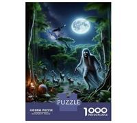 Rompecabezas para Adolescentes De 1000 Piezas Moonlit Forest Spirits Rompecabezas Juegos Relajantes Difícil Difícil Diversión Actividades En Casa, 70x50cm/1000pcs