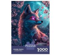 Rompecabezas para Adolescentes De 1000 Piezas Moonlit Fox Glow -1 Rompecabezas para Adultos Juguetes Antiestrés Decoración De Pared Interacción Entre Padres E Hijos 38x26cm/1000pcs
