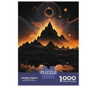 Rompecabezas para Adolescentes De 1000 Piezas Moonlit Majesty Mountain Rompecabezas para Adultos Juego De Ingenio Alivia El Estrés Ayuda A Ejercitar El Cerebro 38x26cm/1000pcs