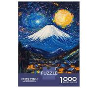 Rompecabezas para Adolescentes De 1000 Piezas Moonlit Mountain Glow Rompecabezas para Adultos Juegos Relajantes Análisis Y Lógica Difícil Y Desafiante 52x38cm/1000pcs