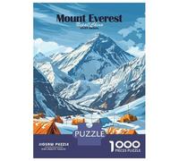 Rompecabezas para Adolescentes De 1000 Piezas Mount Everest Base Camp Rompecabezas para Adultos Juego De Ingenio Regalos para Mujeres Desafiante De Completar 52x38cm/1000pcs