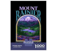Rompecabezas para Adolescentes De 1000 Piezas Mount Rainier National Park Art Rompecabezas para Adultos Juegos Divertidos Desafío Difícil Regalo De Cumpleaños, Regalos, 70x50cm/1000pcs