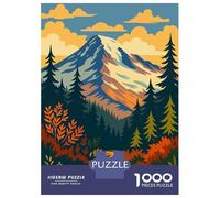 Rompecabezas para Adolescentes De 1000 Piezas Mount Rainier National Park Rompecabezas para Adultos Juguete Decoración De Pared Corte De Precisión para Cumpleaños, Navidad 38x26cm/1000pcs
