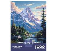 Rompecabezas para Adolescentes De 1000 Piezas Mount Whitney National Park Rompecabezas Juguetes Antiestrés Corte De Precisión Cumpleaños 70x50cm/1000pcs