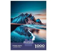 Rompecabezas para Adolescentes De 1000 Piezas Mountain Beach Sunset Rompecabezas para Adultos Juego De Ingenio Juego Antiestrés Juego Desafiante Regalos 52x38cm/1000pcs