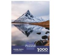 Rompecabezas para Adolescentes De 1000 Piezas Mountain Reflection Rompecabezas Juguetes Antiestrés Corte De Precisión Cumpleaños 52x38cm/1000pcs