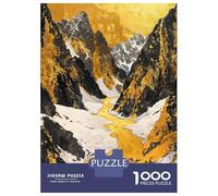 Rompecabezas para Adolescentes De 1000 Piezas Mountain River of Gold Art Rompecabezas para Adultos Juegos Familiares Alivia El Estrés Regalos De Cumpleaños Y Únicos 38x26cm/1000pcs