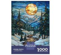 Rompecabezas para Adolescentes De 1000 Piezas Mountain Stream Rompecabezas Juego De Ingenio Decoración Perfecta Regalos Y Cumpleaños Únicos 38x26cm/1000pcs