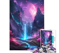 Rompecabezas para Adolescentes de 1000 Piezas Mundo mítico Colores neón Juguetes adictivos para Cultivar la Paciencia Juego Familiar Ideal para Parejas un Gran Regalo para los Amantes de los Juegos